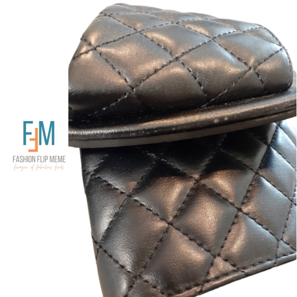 Quilted Leather Square Toe Flats Slip-On Slides Sandals - Picture 9 of 9